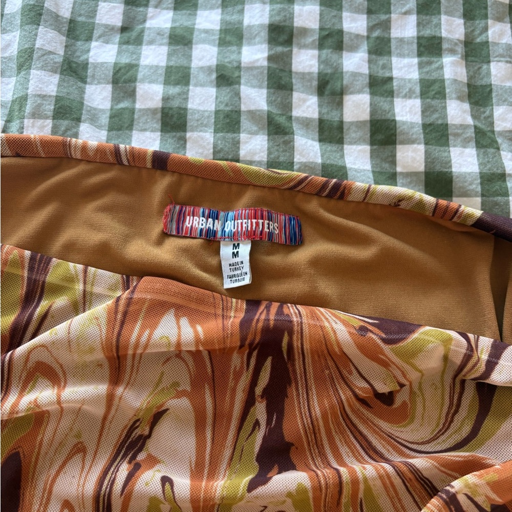 Urban Outfitters Swirl Pattern mini skirt